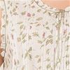 Plus Size La Cera Sleepwear 1X to 4X - Sleeveless Cotton Nightgown  - Blooming Vines