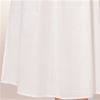 Plus Size to 4X Soft & Easy Cotton Nightgown - Short Sleeve White Gown by La Cera