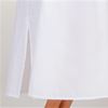 Soft & Easy Cotton Gown - La Cera Lace-Trim White Short Sleeve Gown