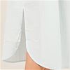 Plus La Cera Cotton Nightgown - Long Sleeve Pintucking Delight - Blue