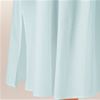 La Cera Cotton Nightgown - Short Sleeve Lace-Trim Gown in Blue