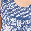Cotton La Cera Dress - Sleeveless Muu Muu Dress in Flower Showers