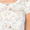 Cap Sleeve DownEast Rayon Blend Floral Dress in Country Floral 