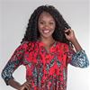 SC SALE La Cera (Sizes Small & XL) Poly Blend 3/4 Sleeve Pleated Tunic Top in Paisley Parliament