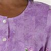 Button Front Dresses - La Cera Rayon Short Sleeve in Lilac Oasis