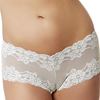 SC SALE  Panties - Two-Pack: Cheeky Boyshorts in White