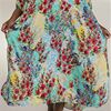 Winlar One Size Polyester Long Caftan Loungers in Ruby Vista