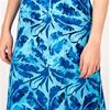 Treasures of Bali Rayon Sleeveless Sundress in Royal Palms