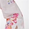 La Cera Tunics - 3/4 Sleeve 100% Cotton Pleated Top in May Day