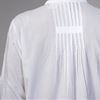 As Seen in Glamour Long Sleeve White Cotton Nightgown by La Cera