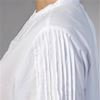 La Cera 'Soft & Easy' Long Sleeve Cotton Ballet Nightgown -  White Pintucking Delight