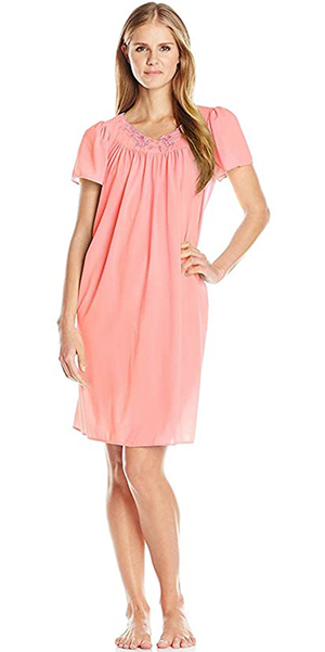 short nylon gowns
